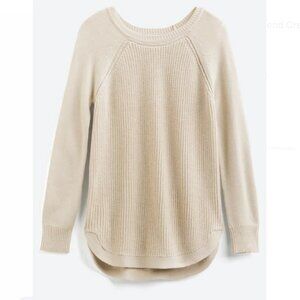 RD Style Rowca Cotton Blend Crew Neck Sweater Stitch Fix Medium Off-White Cream